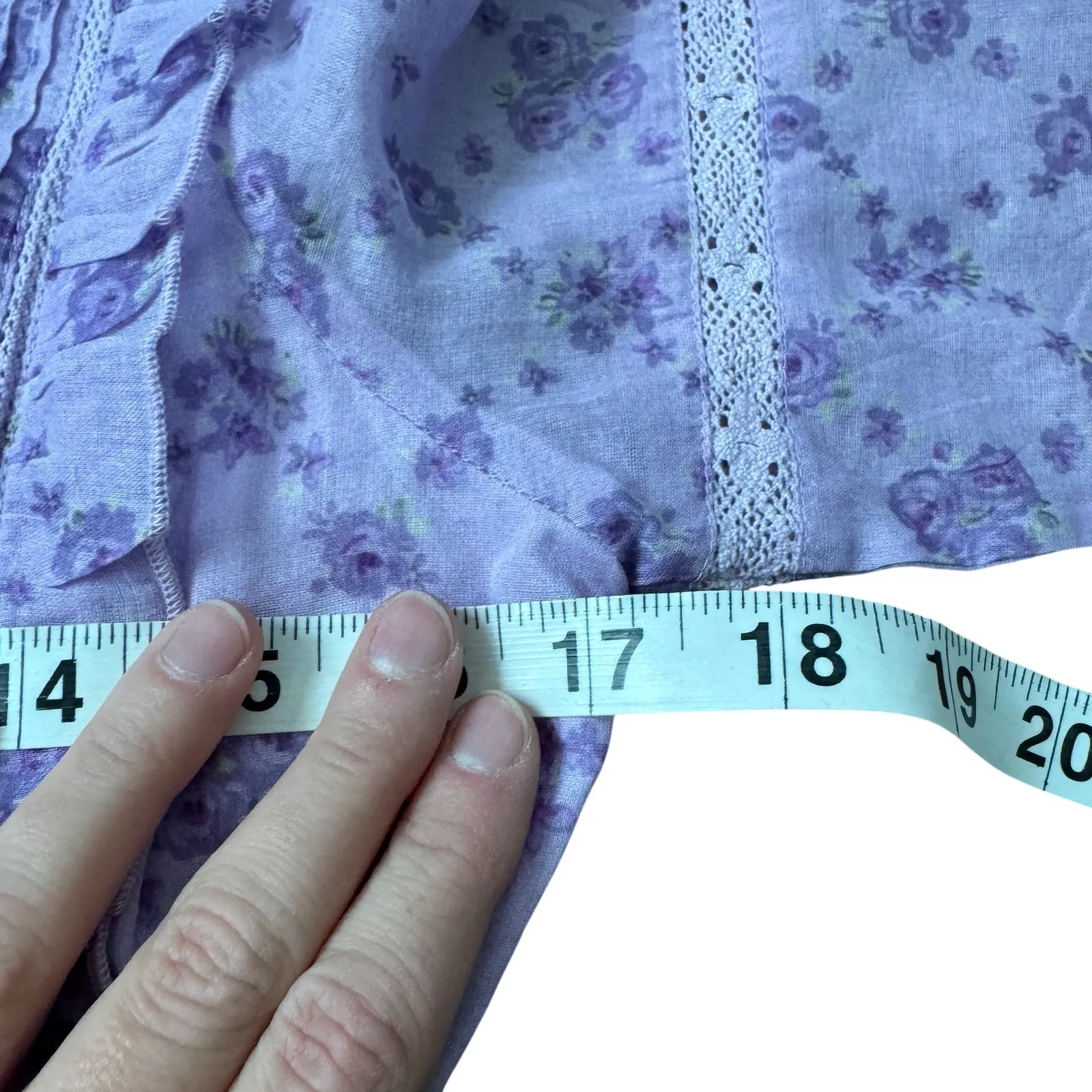 LoveShackFancy Purple Floral Maxi Dress - Image 6