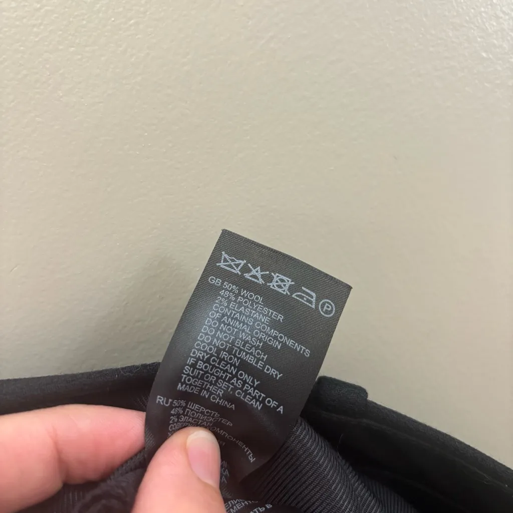 Reiss Hayes Slim Fit Wool Blend Trouser Pant - Image 12