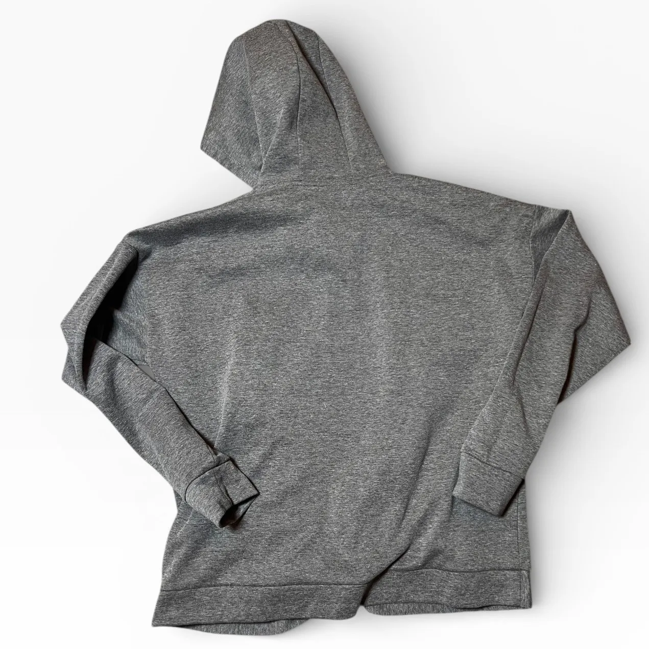 Under Armour UA Rush Recovery Gray Fleece Hoodie Sweatshirt Large Loose Fit Yoga - Image 2