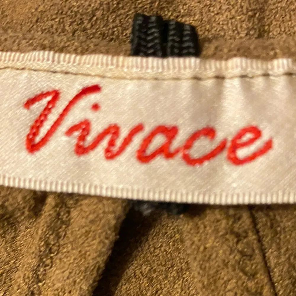 Vivace Brown Sleeveless Suede Western Cinched Waist Top Women’s Sz - Image 11