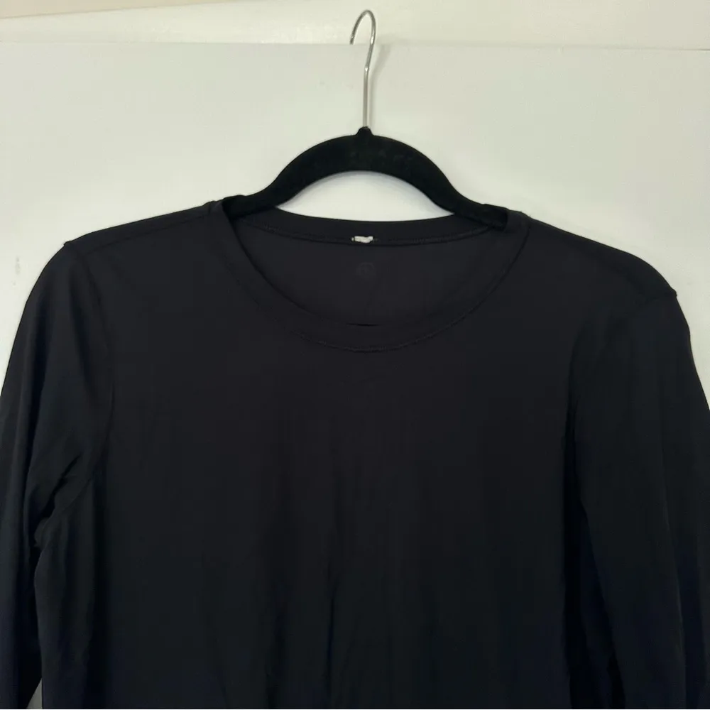 Lululemon  Women’s Sole Training Long Sleeve Tulle Hem Top Black - Image 4