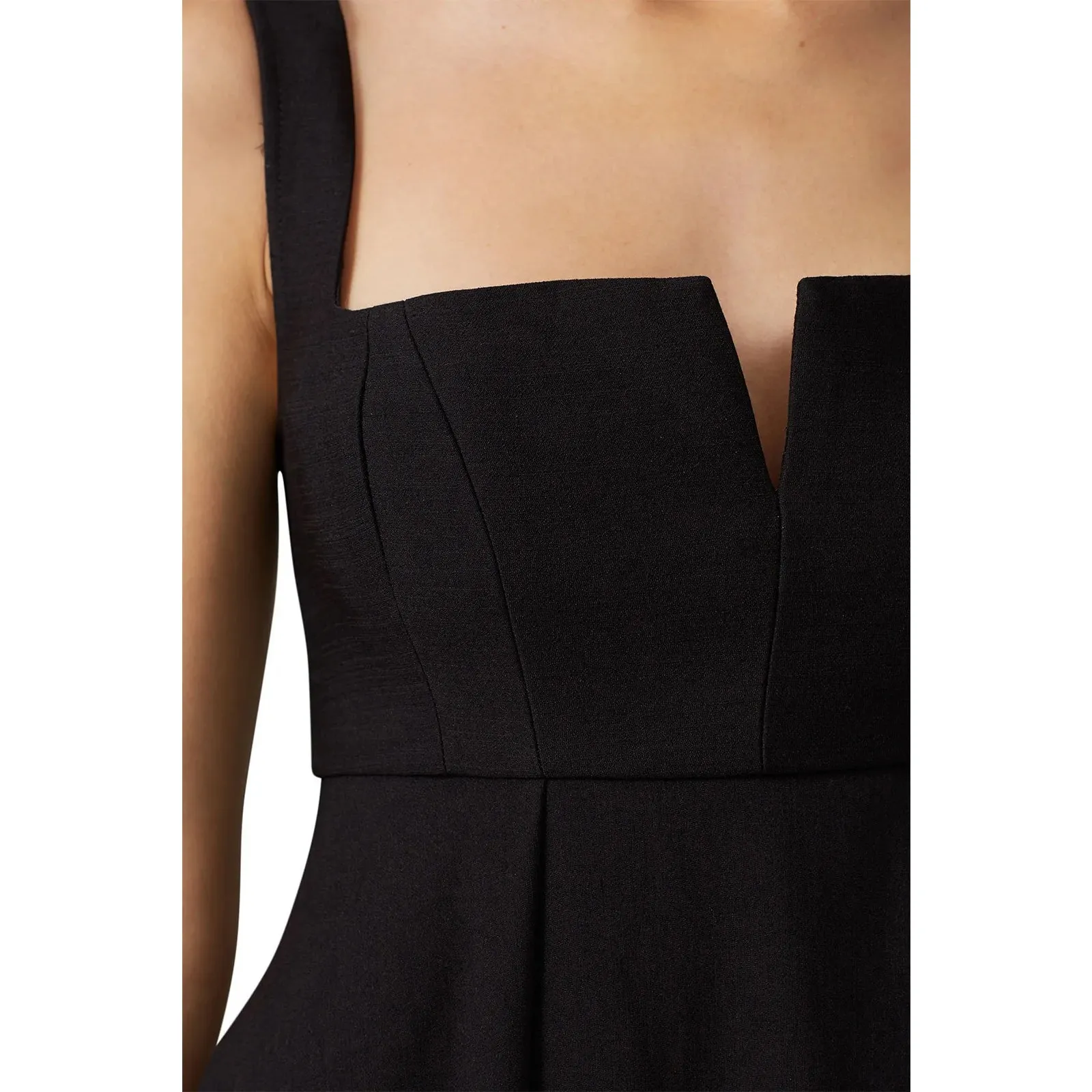 NWT C/MEO Collective Black Statement Gown Size 4/Small Cocktail Wedding Aline - Image 8