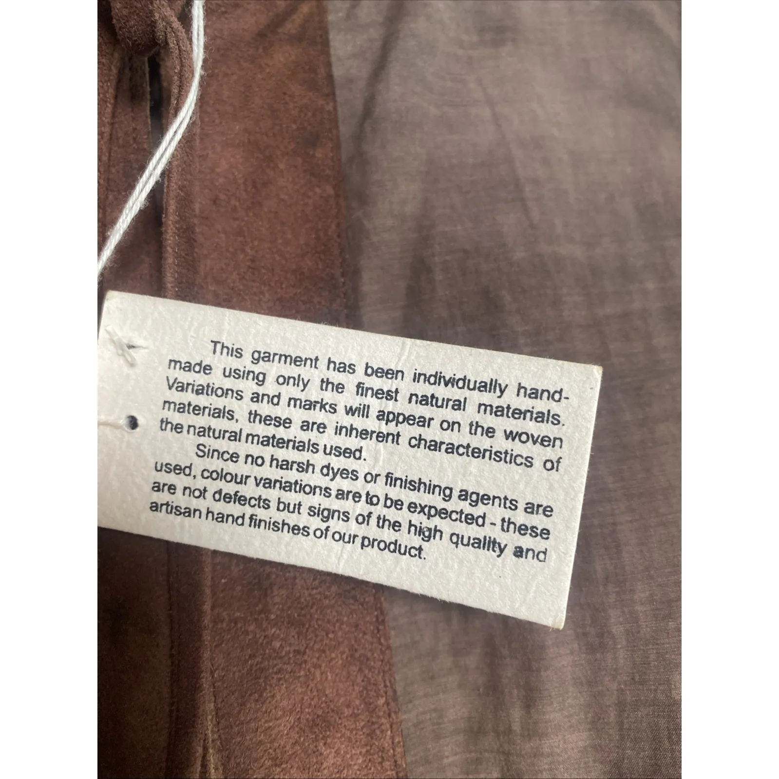 Nigel Preston M Duster Jacket Festival Boho Western Whimsigoth Indie Designer Brown Size M - Image 8