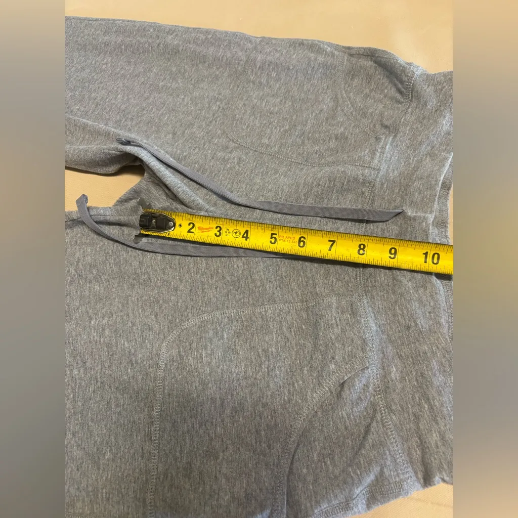 Athletic‎ Works Heather Gray Sweatpants Capris Pockets Gym Workout Loungewear - Image 8