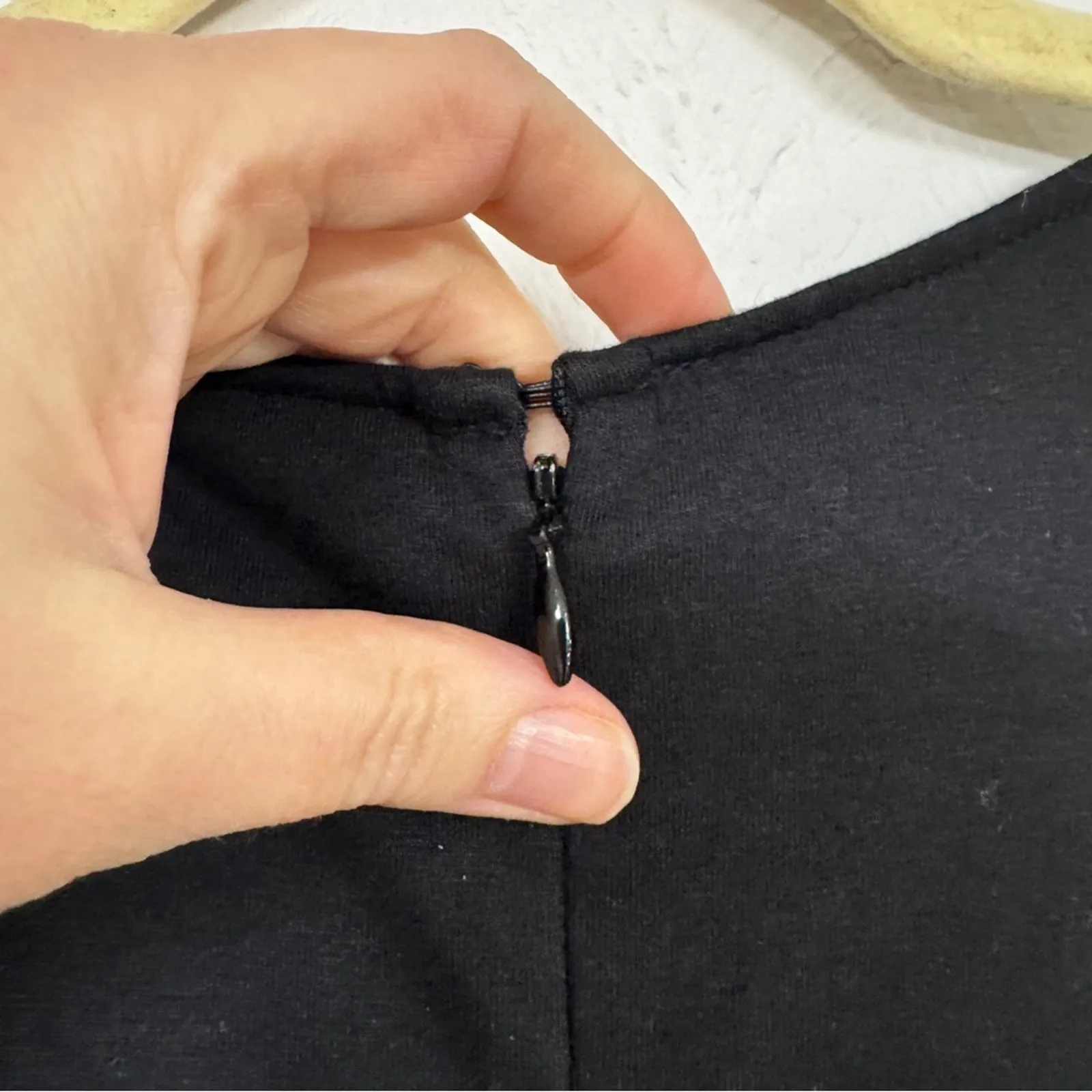 EShakti Black Wide Leg Ankle Length Jumpsuit Womens XL Glam Preppy Classic - Image 10