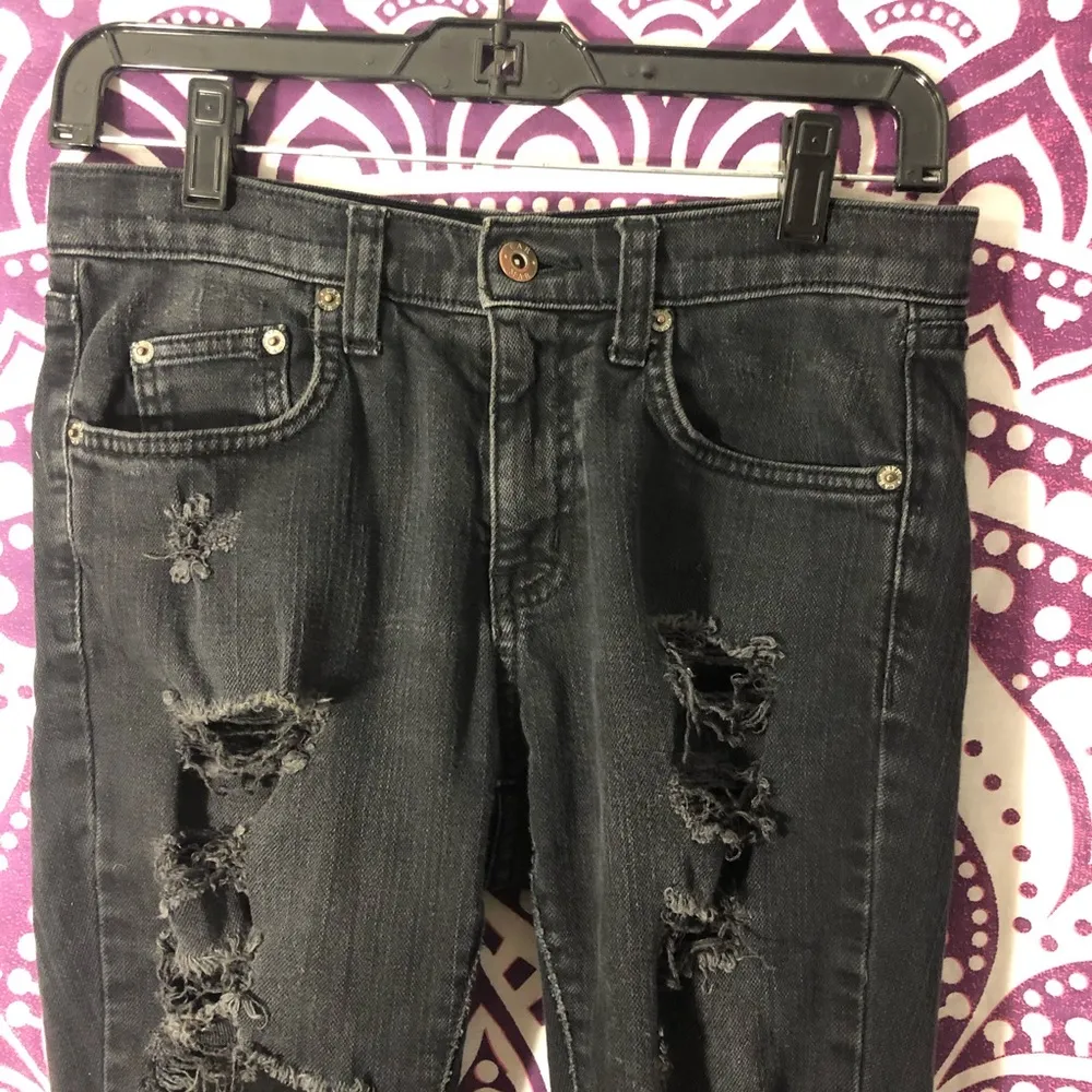 LF  Carmar Busted Knee Skinny Jeans - Image 4