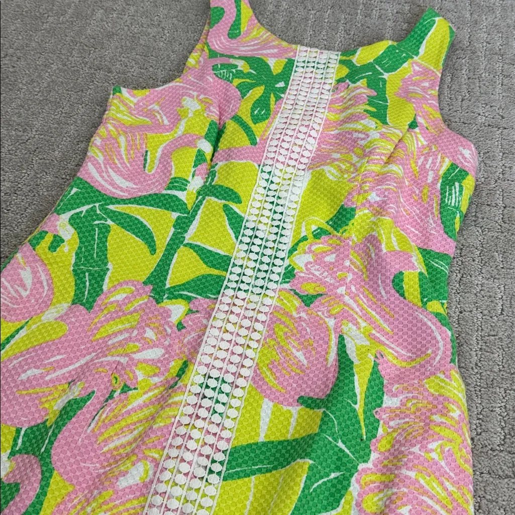 Lilly Pulitzer x Target fan dance flamingo shift dress - Image 3
