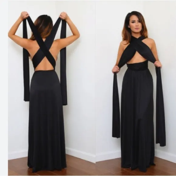 Ruby Ribbon, 6 in 1 dress. Beautiful L/XL never worn Black Size L - Image 5