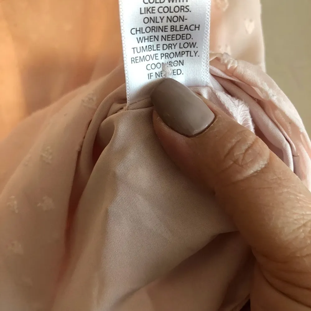 Candies Blush Pink Lace Heart Sleeveless‎ Blouse - Image 7