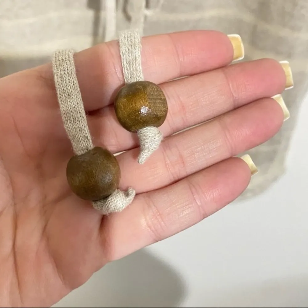 Greylin linen blend crew neck neutral colors striped  sleeveless dress - Image 4