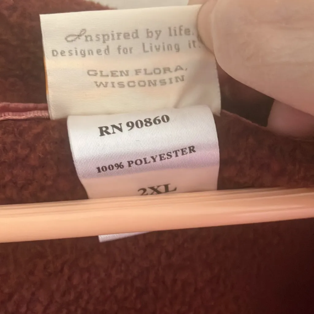 FINAL MARKDOWN Artisans fleece jacket 2x - Image 3