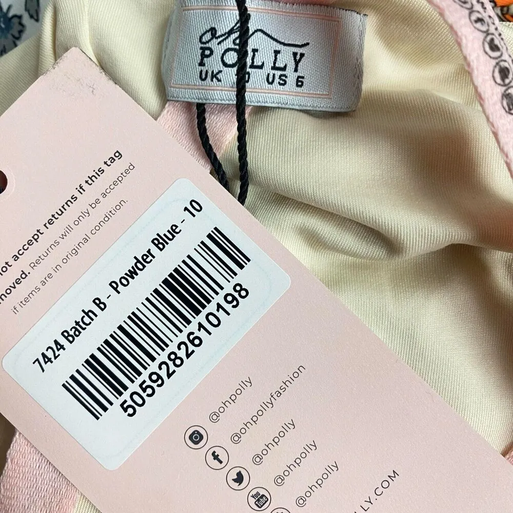 Oh Polly Yara Ruffle Mini Dress Beige Fitted Long Sleeve Women's Size 6 Clubwear - Image 11