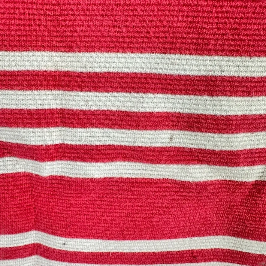 Forever 21 Dark Pink White Striped Top XS - Image 5