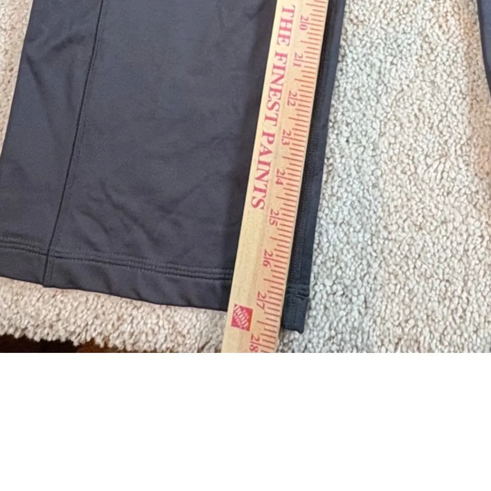 Lululemon Groove Pants Wide Leg Yoga Pants Gray with Pink Trim Size‎ 6 - Image 6