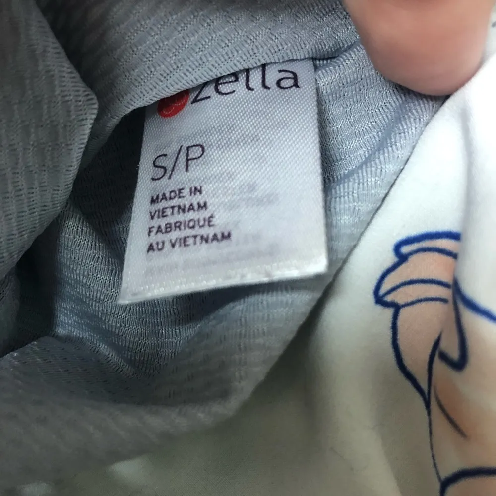 Zella Street to Studio Reversible Bomber Jacket Gray / White Floral - Image 6