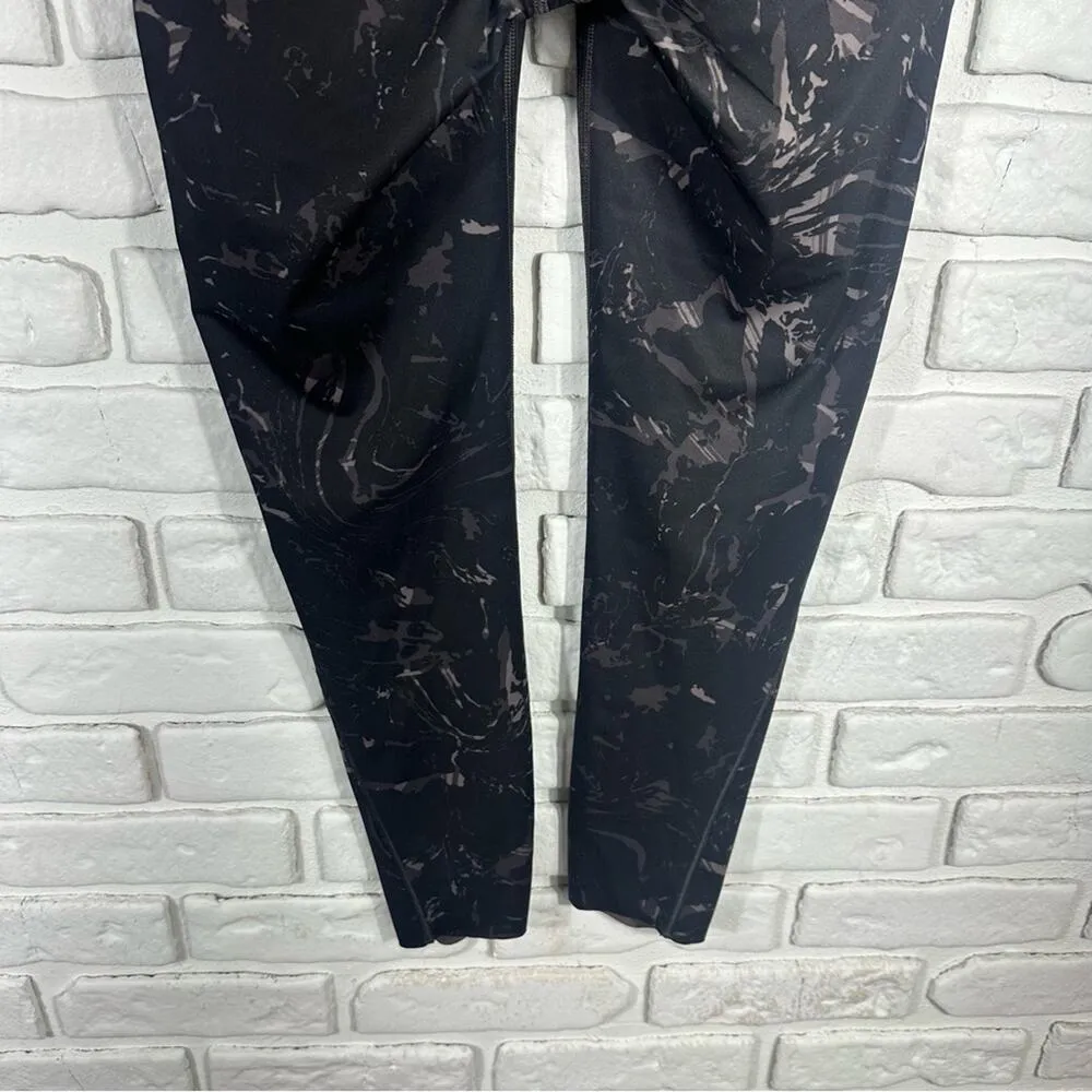 Athleta Velocity Stash Pocket Marble 7/8 Tight Size Medium - Image 12