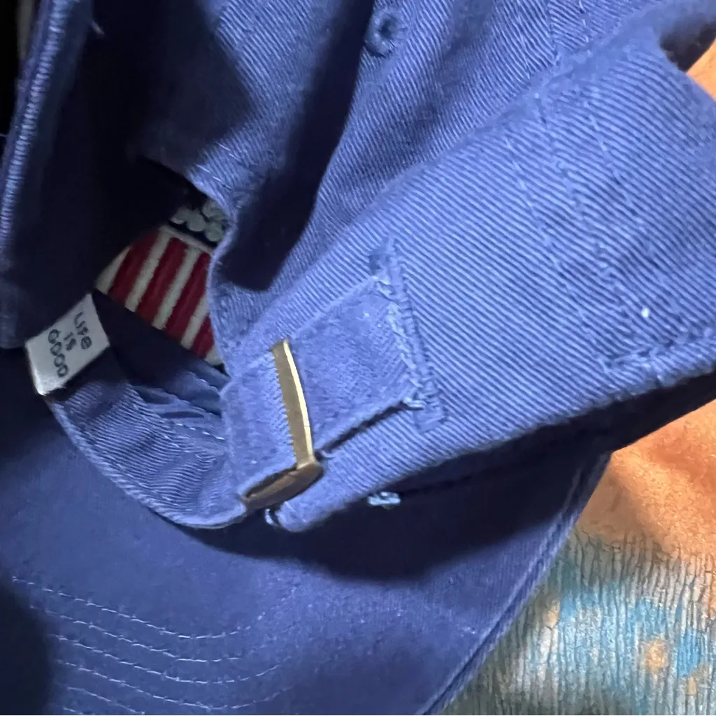 Life Is Good Cotton adjustable Cap USA Patriotic Logo Navy blue - Image 8