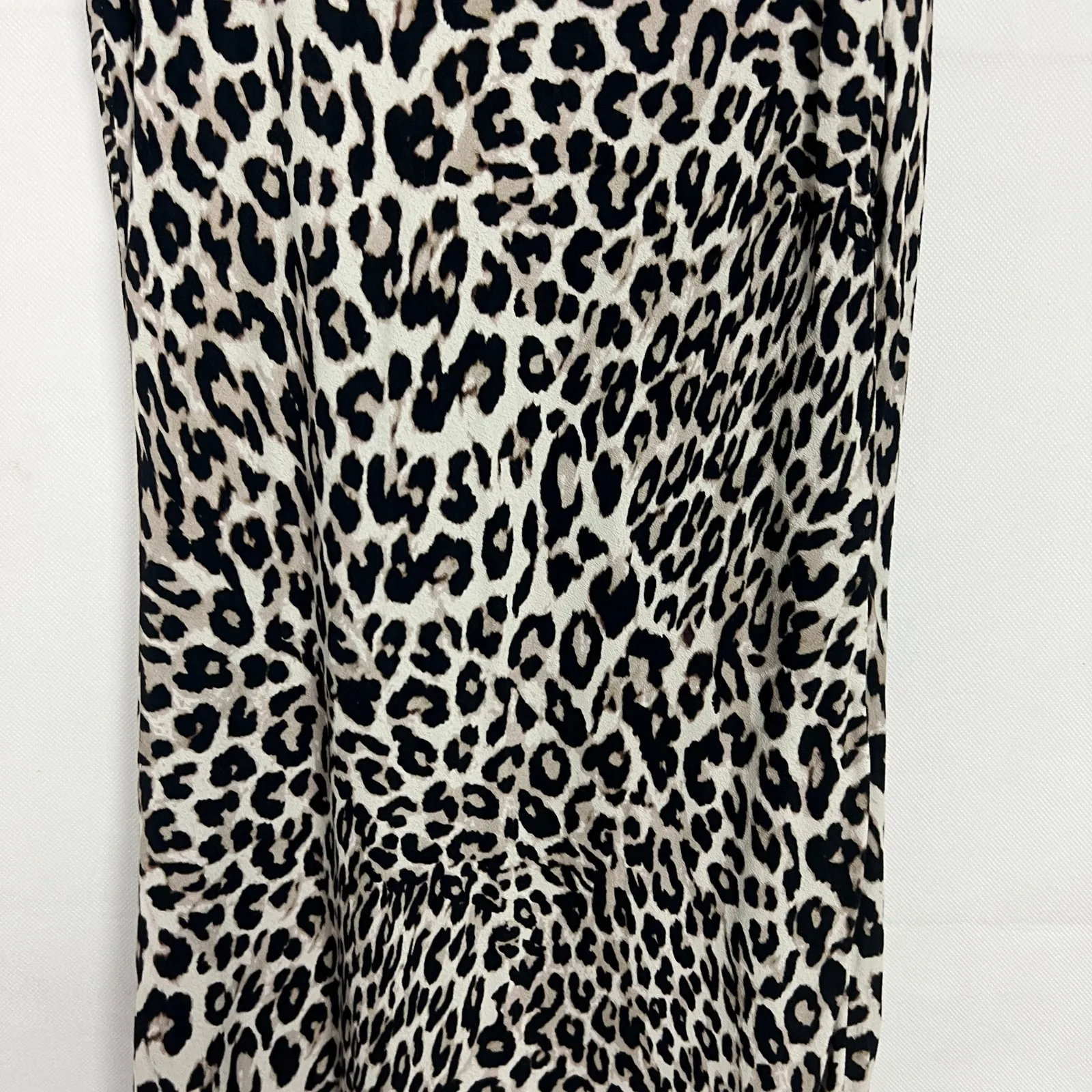 Fifteen Twenty Leopard Print Sleeveless Midi Dress Size Medium - Image 7