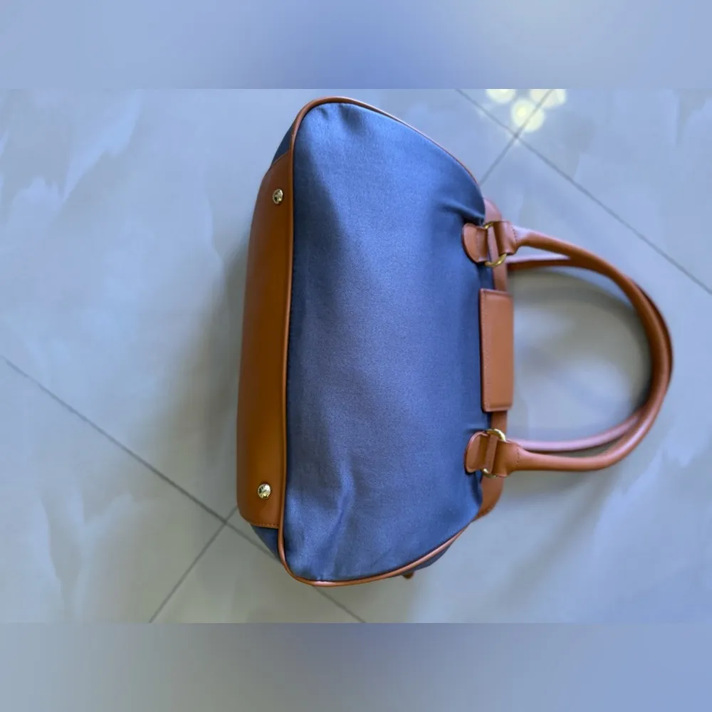 IMAM Shoulder Bag Euciman trapezoid travel brown/gray travel bag lightweight pur Gray - Image 9