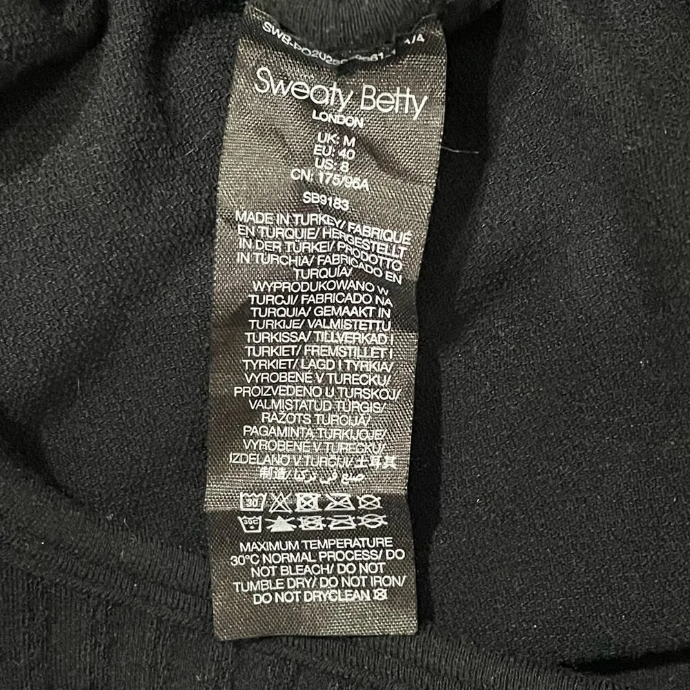 Sweaty Betty Mindful Seamless Long Sleeve Top - Black - 8 - Image 11