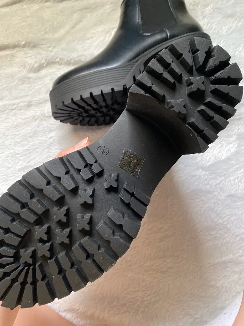 Princess Polly Black Boots - Image 3