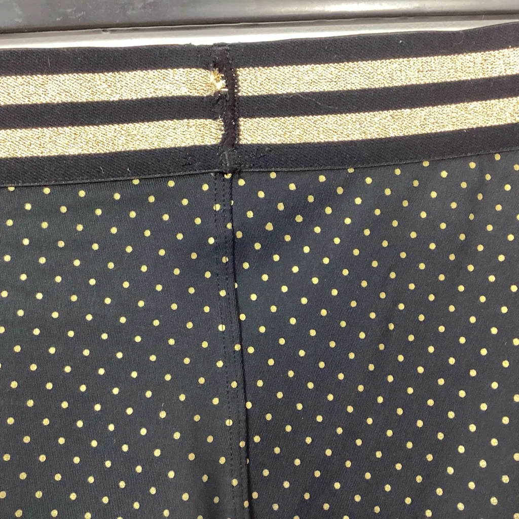 Allfenix Black With Gold Polka Dots Leggings Size XS - Image 4