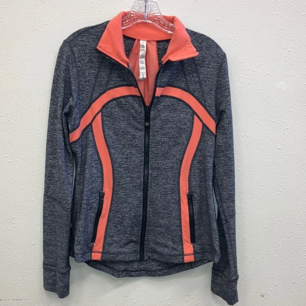 ❌Lululemon athletica Gray and pink Define Jacket size 10 - Image 2