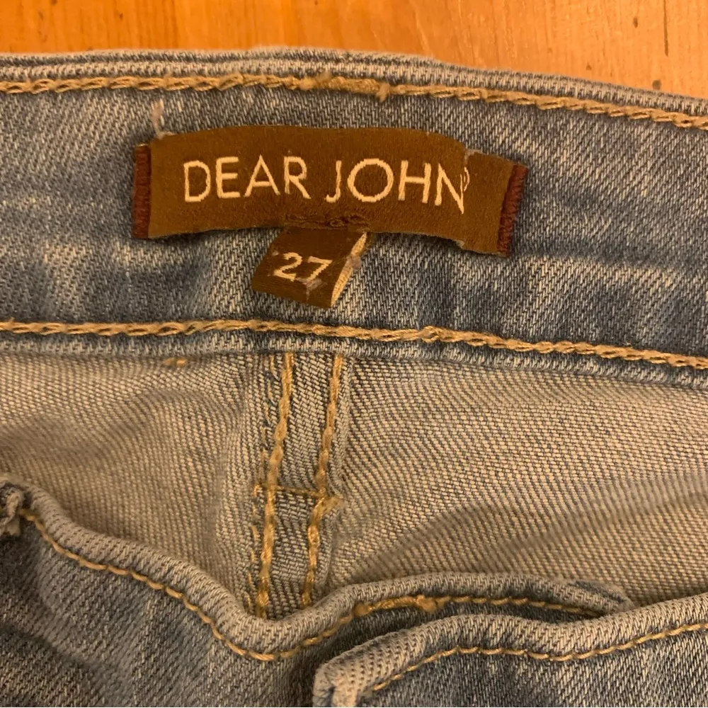 Dear John  Sloane Bootcut Distressed Mid Rise Raw Hem Jeans Size 27 - Image 2