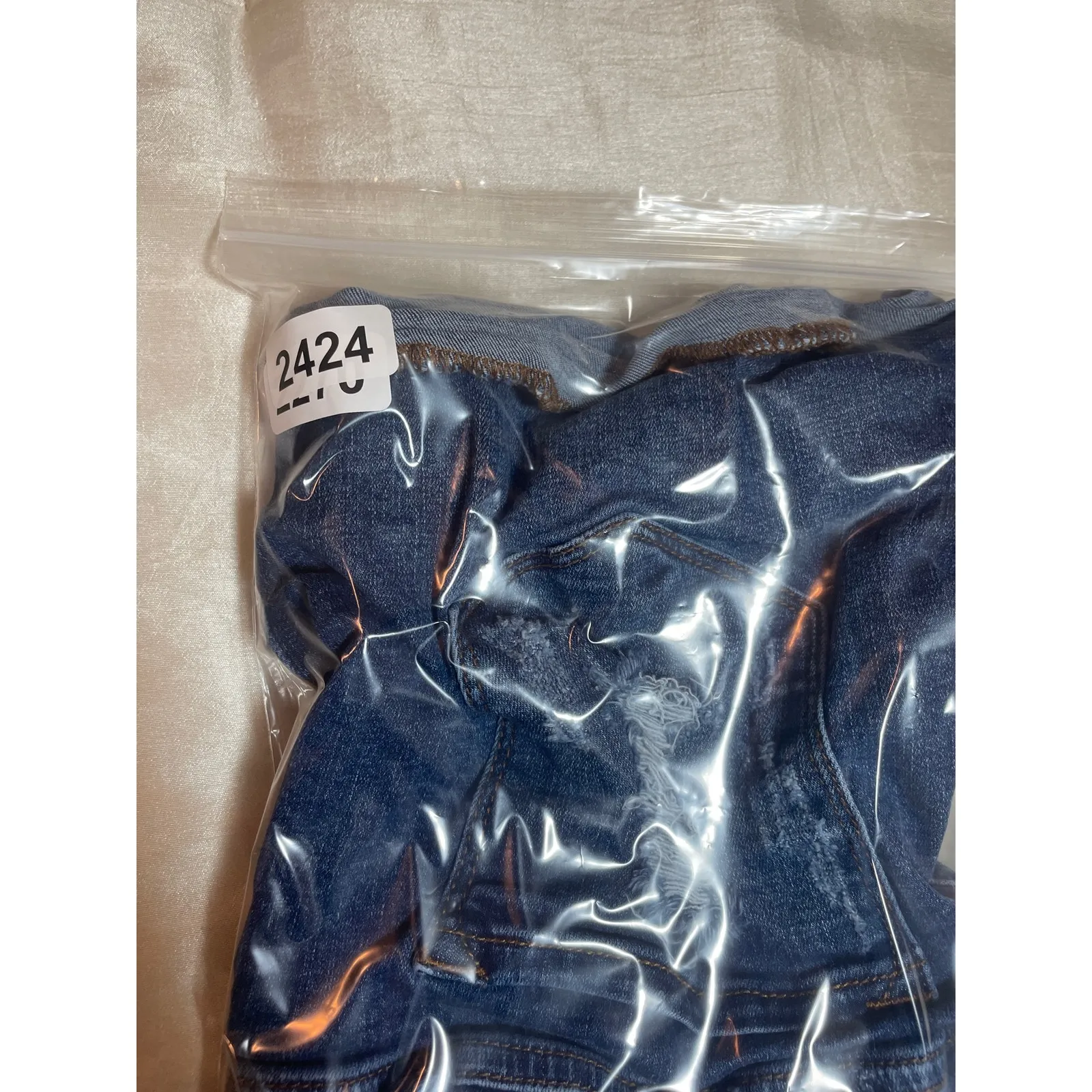 KancCan‎ Women Jean Shorts 28 Blue Distress Daisy Dukes Cowgirl Festival Denim - Image 12