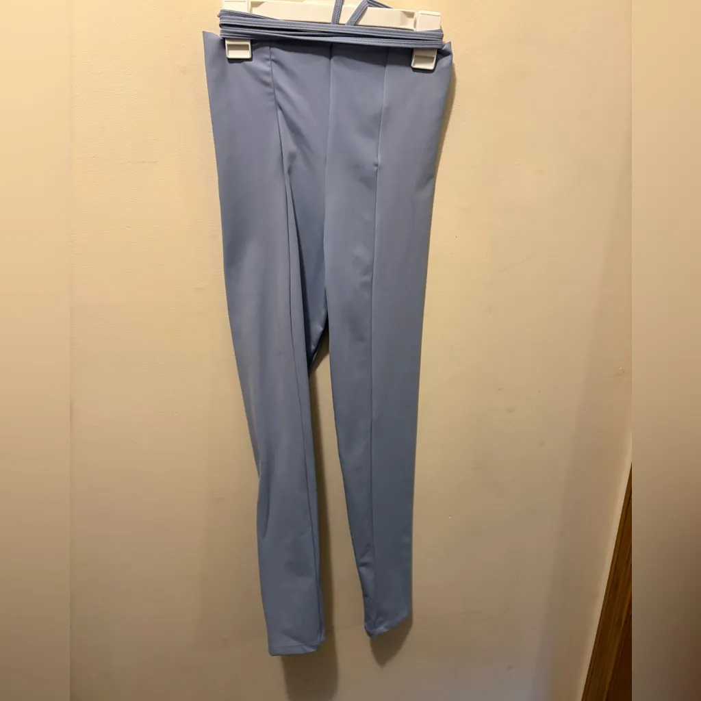 Port de bras Barcelona high waist tie leggings light blue‎ sz small Blue - Image 5