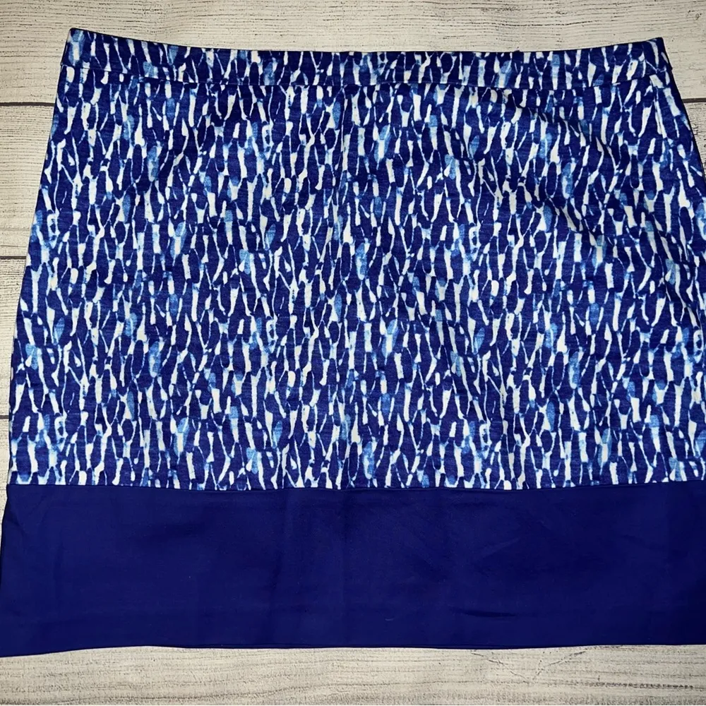 Michael Michael Kors mini skirt blue color block size 12 - Image 3