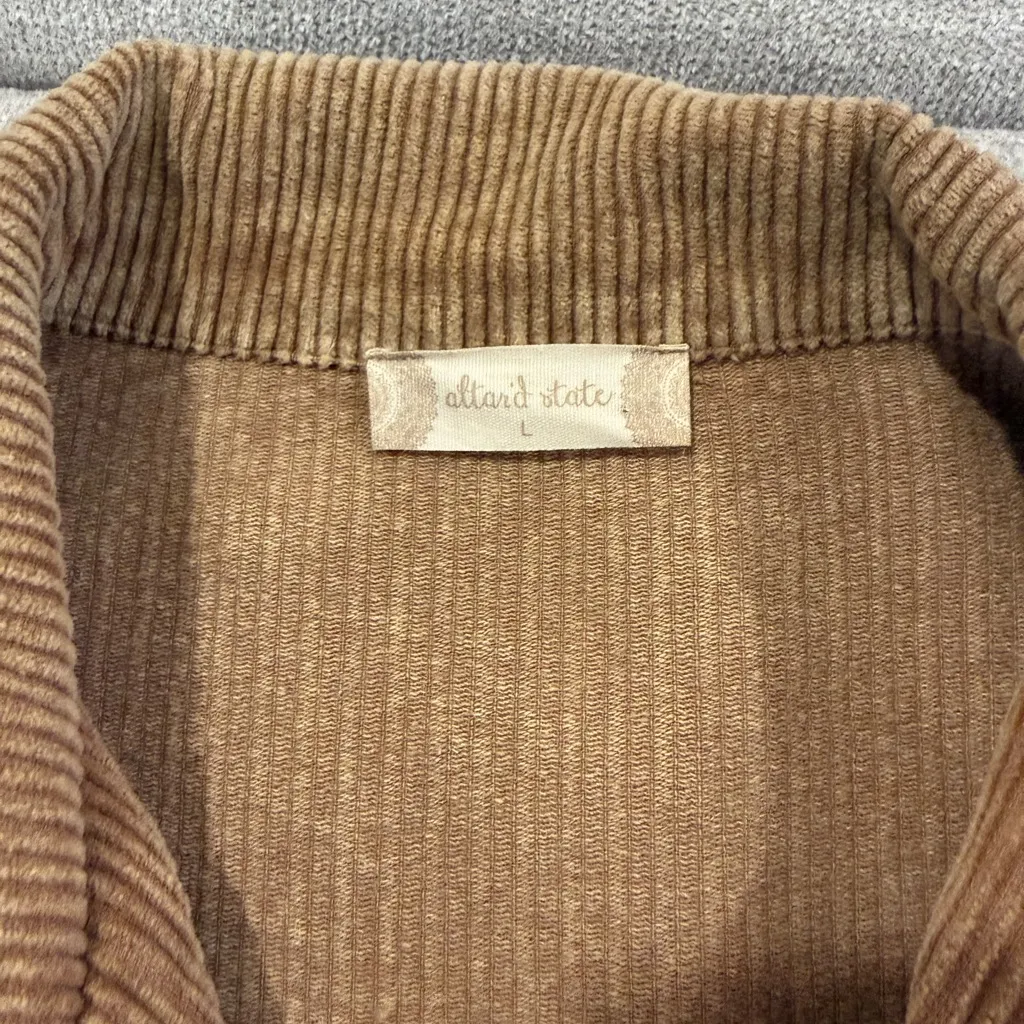 Altar'd State Brown Corduroy Utility Jacket - Image 2