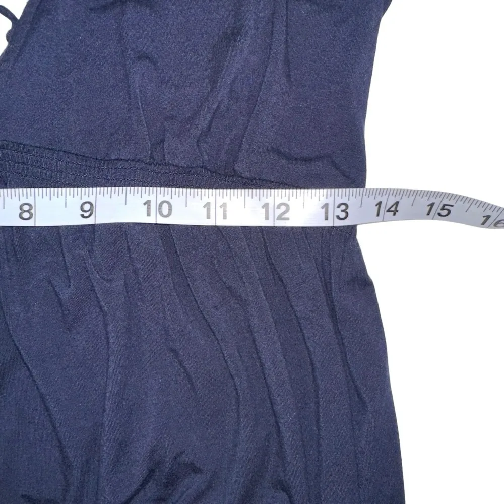 NWT Favorite Daughter The Weekend Navy Plunge Sleeveless Maxi Dress MEDIUM Blue - Image 8