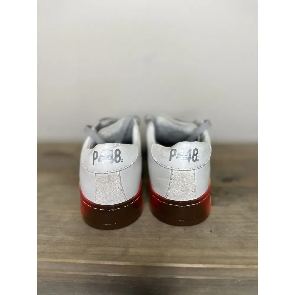 P448 Jack Pride Capsule Sneaker Size 37 White Rainbow - Image 3