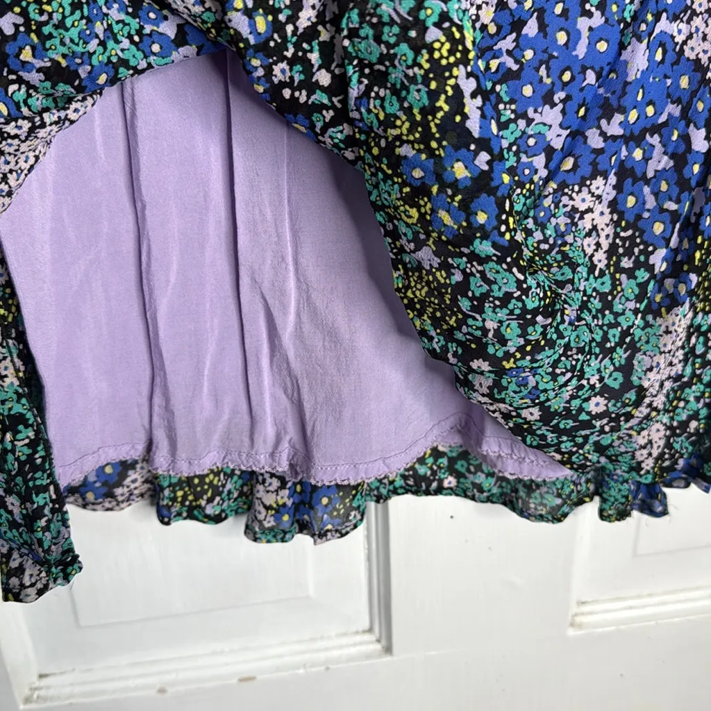 Anthropologie Mauve Kerry Pull-on Flouncy Lightweight Skirt W1852 Sz S - Image 5