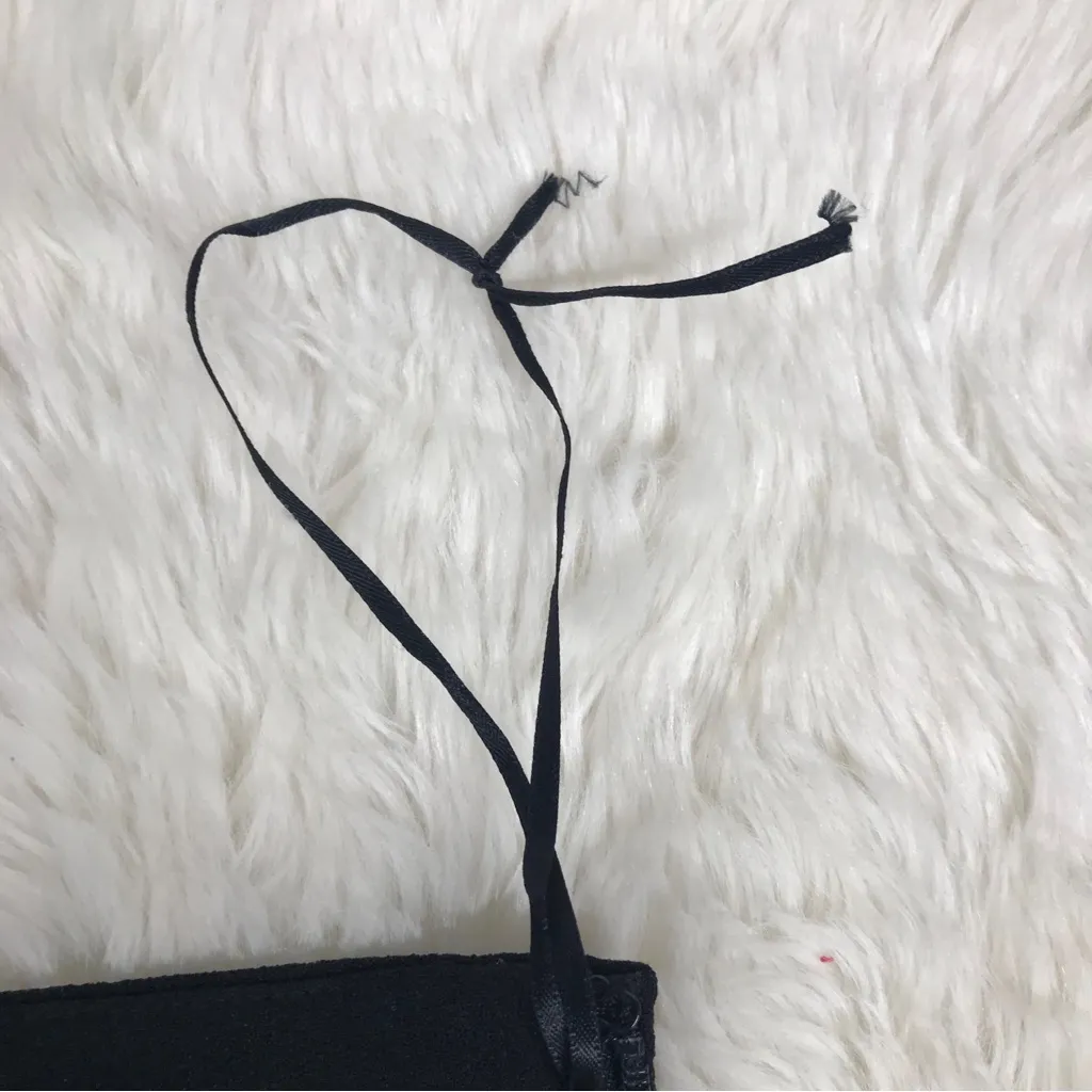 DRESS THE POPULATION TIffany Black One Shoulder Midi Dress Cocktail Party Medium - Image 8