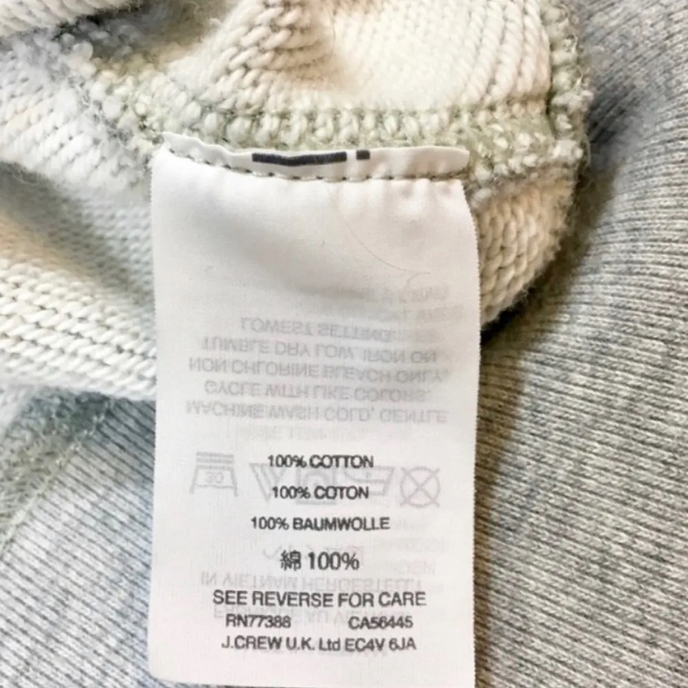 J. Crew Asymmetrical Black Ruffle Sweatshirt - Image 5