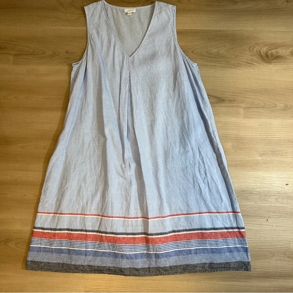 J Jill Dress Womens Love Linen V - Image 13