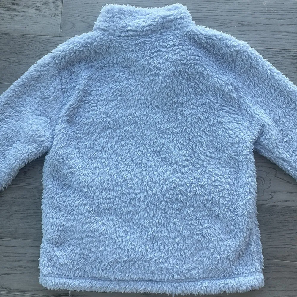 Gap Light Blue Sherpa Pullover Sweatshirt Small New NWT - Image 3