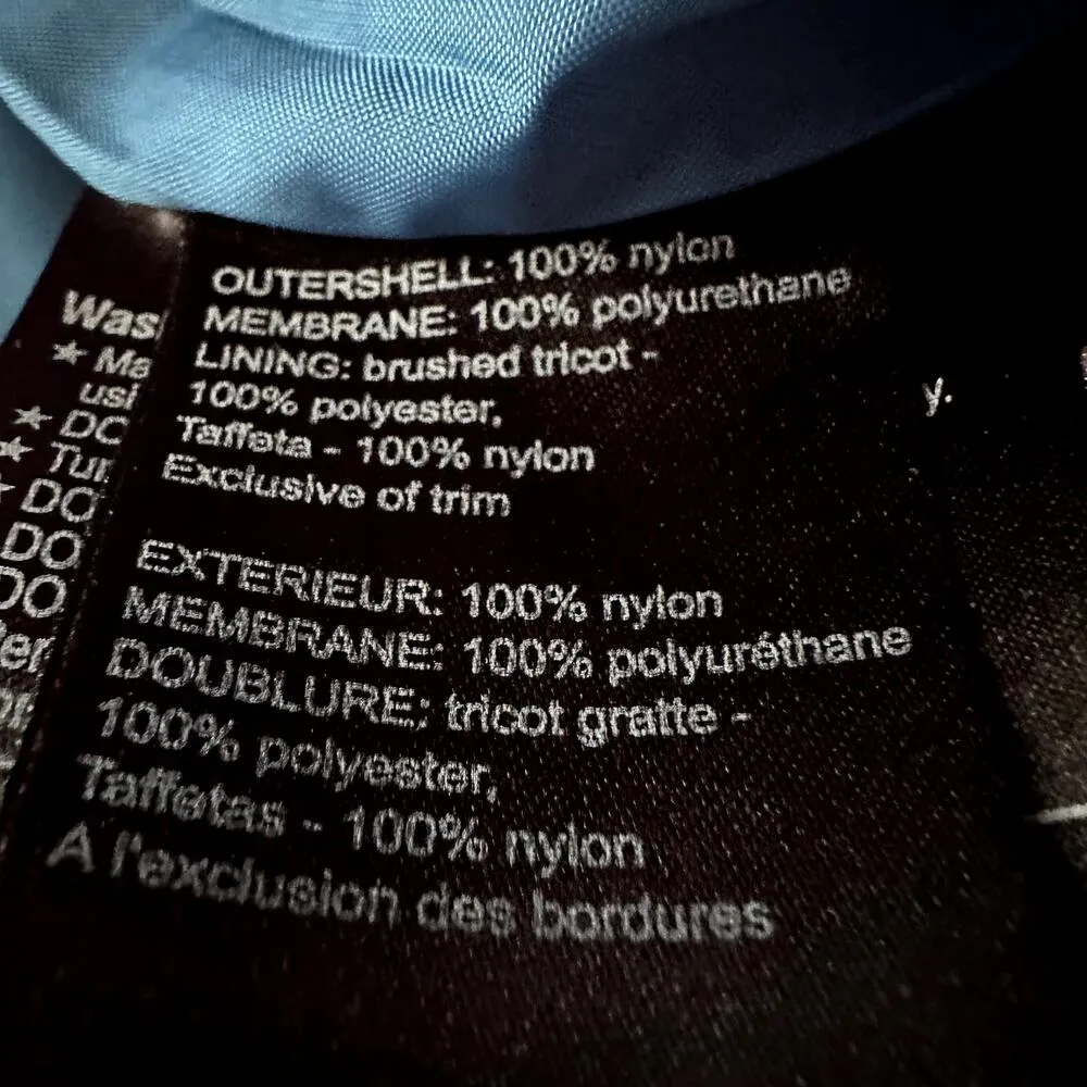 Burton Lucky Snow Pants Dryride Durashell Abstract Relaxed Nylon Yellow Blue S - Image 6