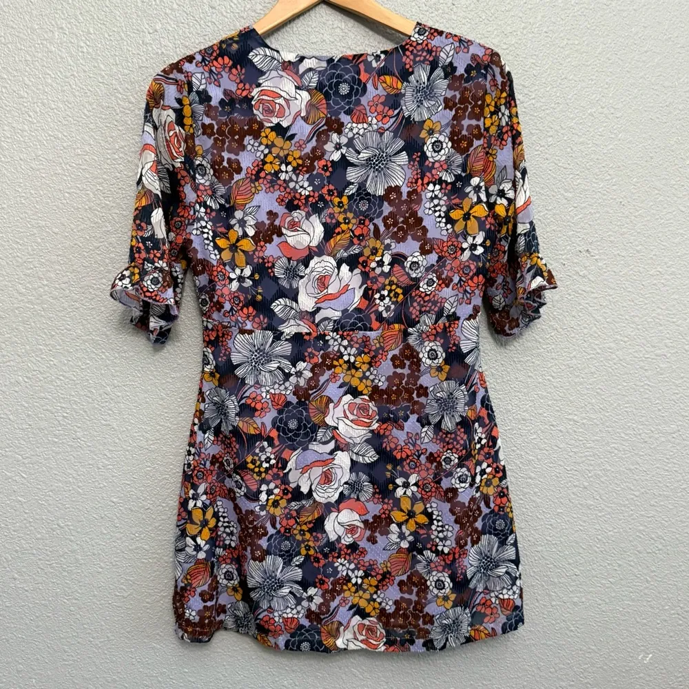ModCloth daytime Darling Retro Floral Mini Dress Size 4‎ - Image 6