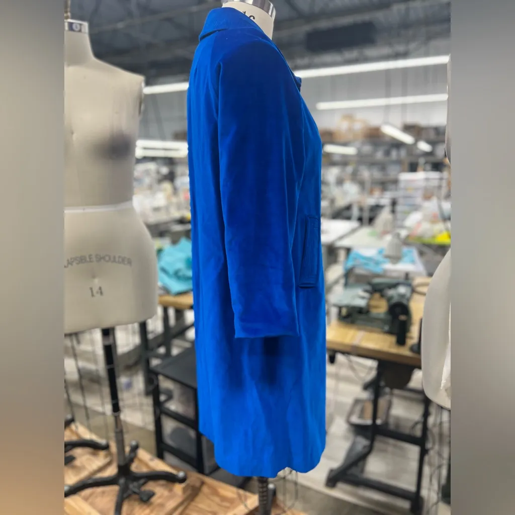 Vintage Surrey Classics Coat L Blue Size L - Image 6