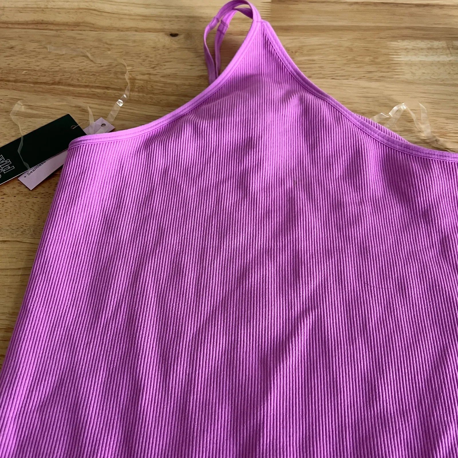 Wild Fable Women's Vibrant Purple Halter Seamless Bodysuit - Size Large - NWT - Image 3