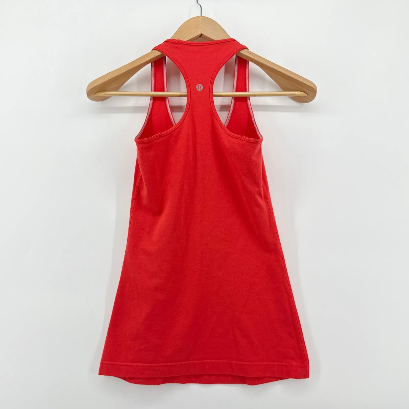 Lululemon Cool Racerback Flaming Tomato Size‎ 4 Activewear Workout Yoga W1C65S - Image 7