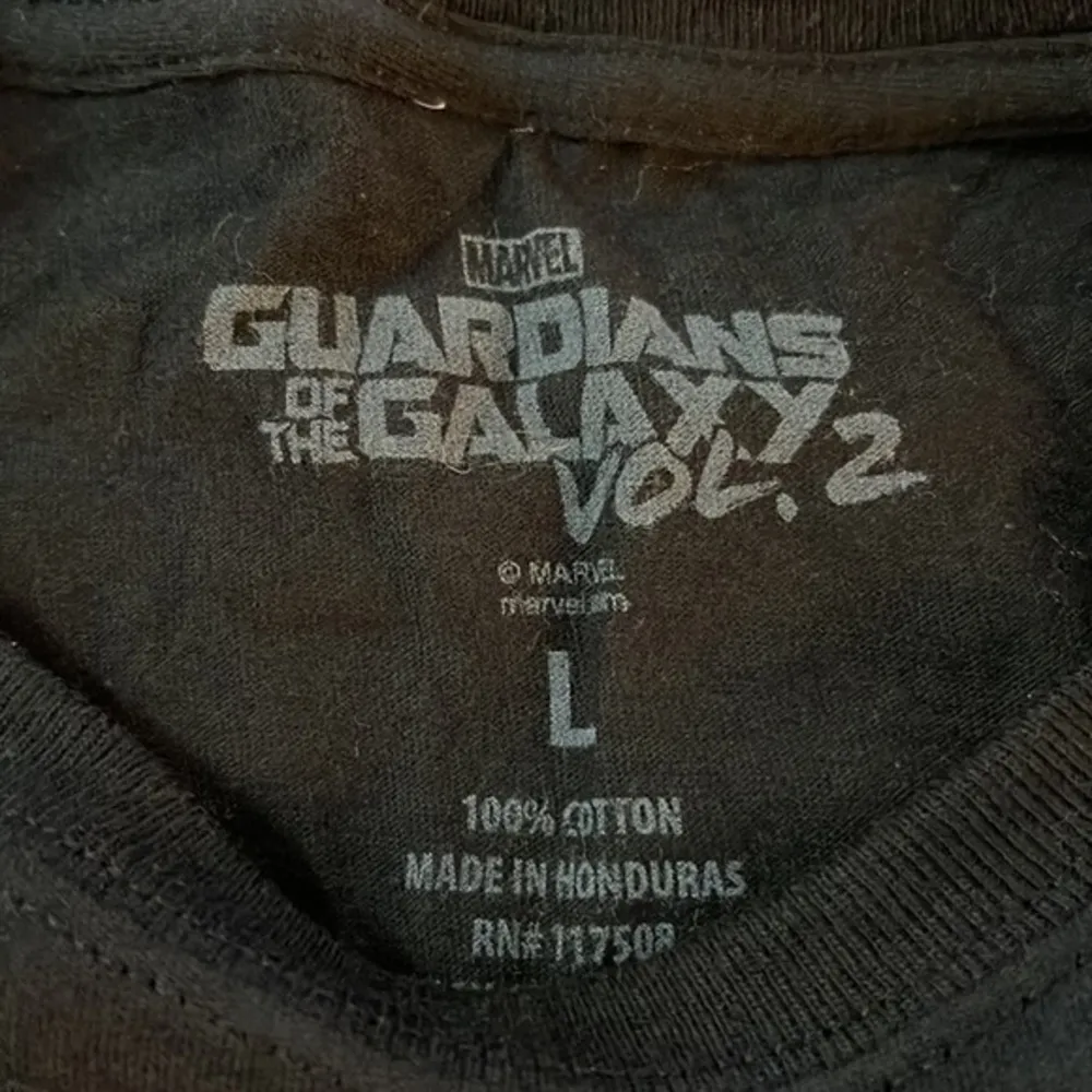 Marvel GROOT Black Graphic Iconic Pullover Shirt Size Large EUC #4928 - Image 4