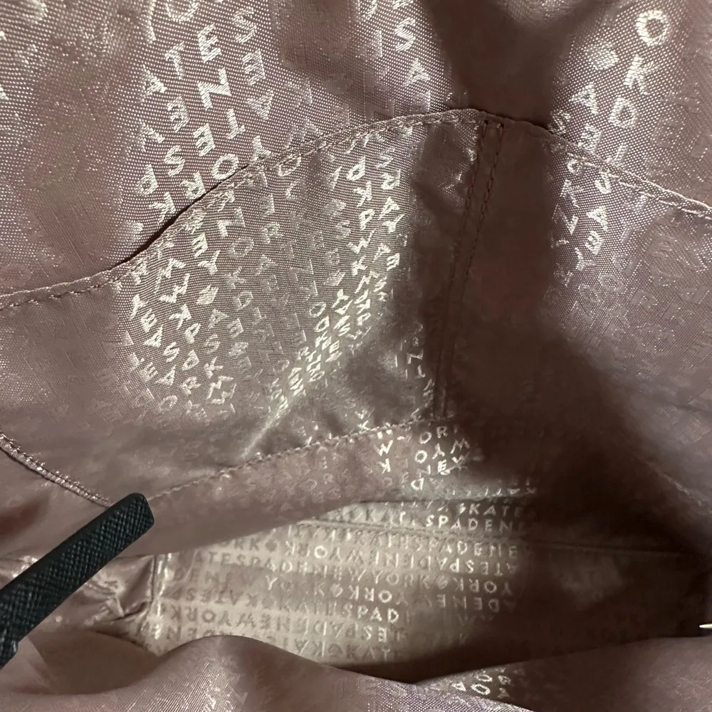 Kate Spade Jarelyn Mavis Street Tote Sparkle Glittered Rose Gold New NWOT Purse - Image 11