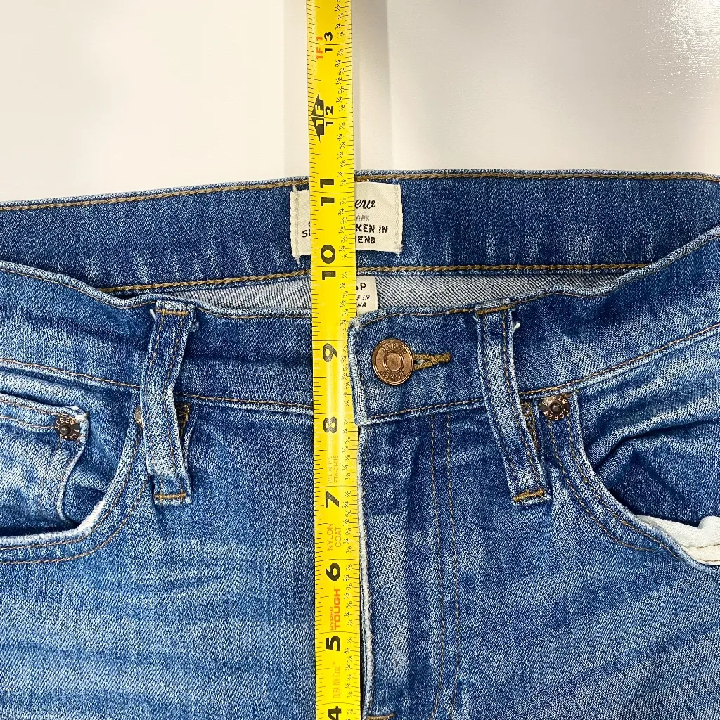 J. Crew Women's Slim Broken In Boyfriend Jeans Frayed Hem - 26P - Image 9