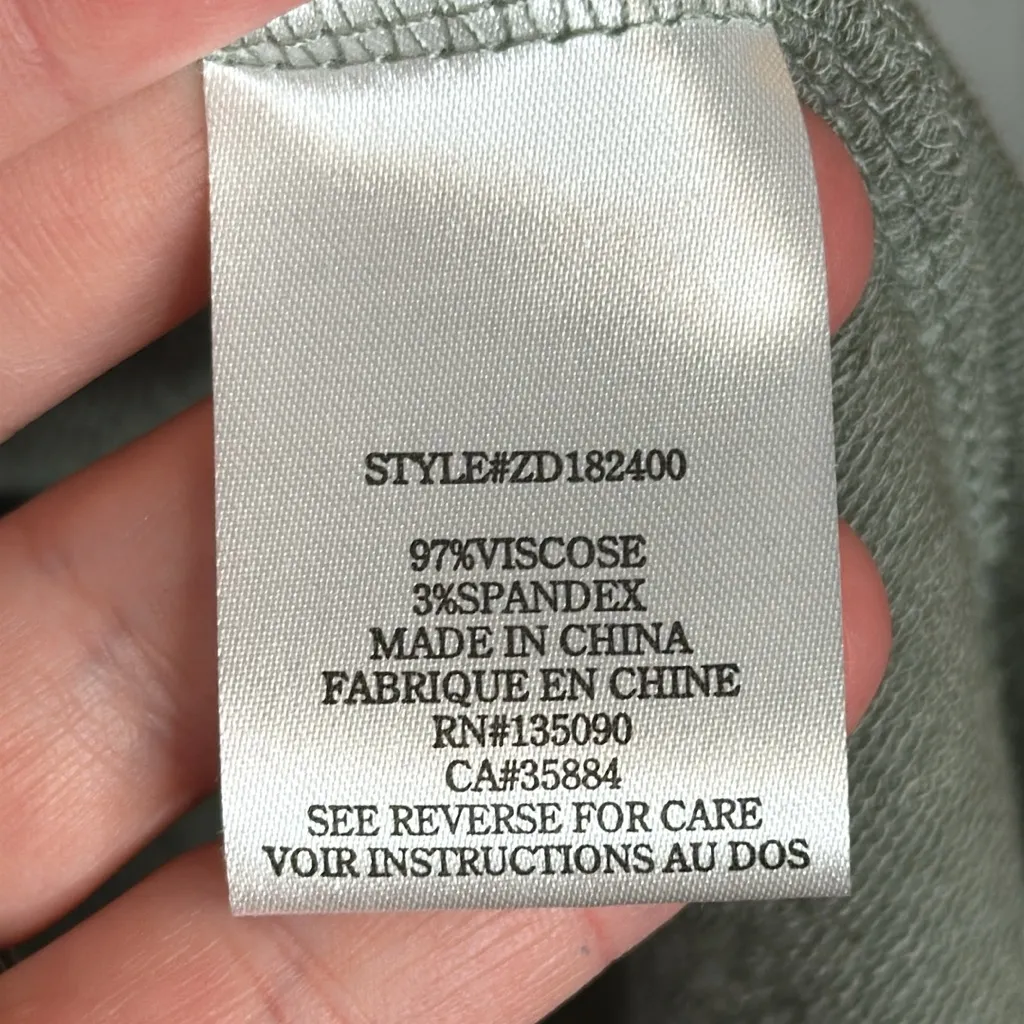 Z Supply Women's Sage V-Neck Short Sleeve Mini T-Shirt Dress NWT Size Small - Image 6