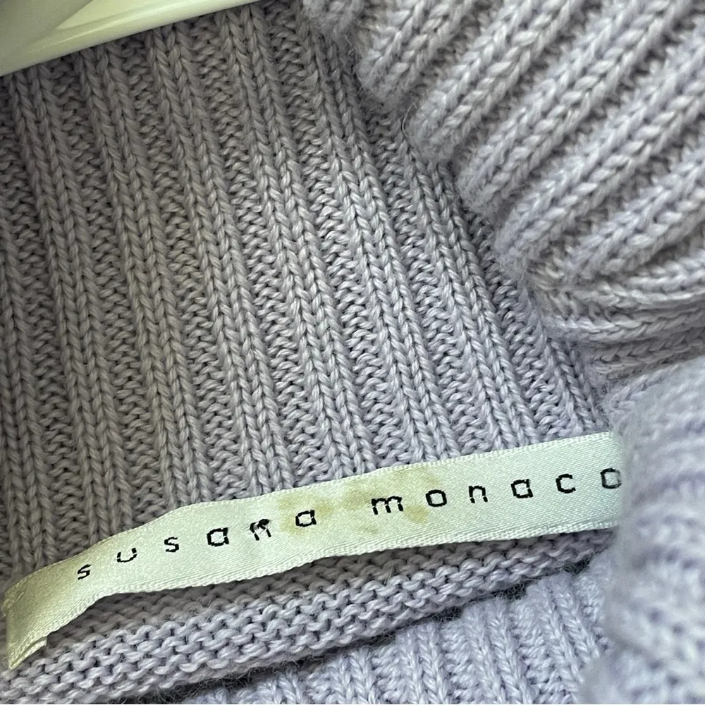 Susana Monaco Sweater wool turtleneck womens Purple (small) minimalist chic - Image 2