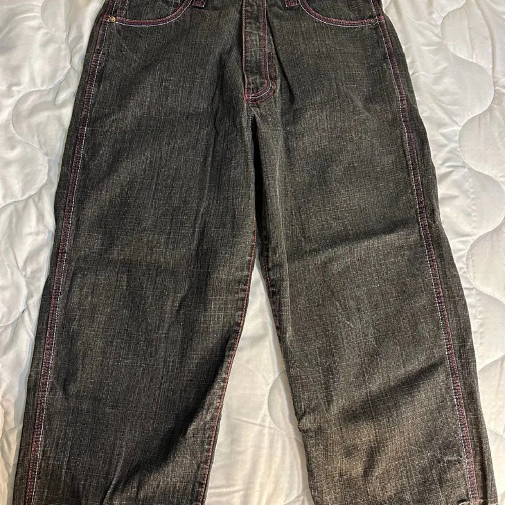 Risk Jeans Waist 32 Inseam 22 Inches Skateboard Jeans Size 10 - Image 3